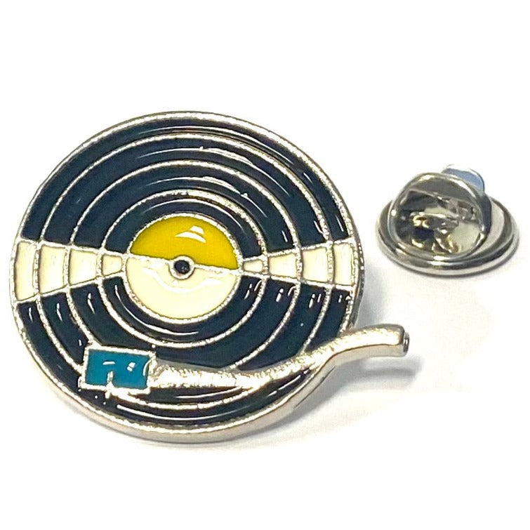 Emaille Pin Van Een Vinyl Elpee Pickup Platenspeler