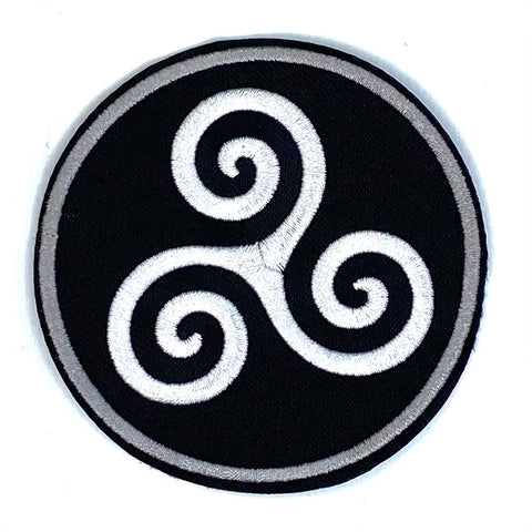 Keltische Triskell Groot Britain Kruis Karma Symbool Strijk Embleem Patch