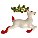 Kerst Rendier Rudolph Red Noses Reindeer Broche Sierspeld