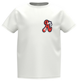 USA Honkbal Oakland Athletics Strijk Embleem Patch op een wit t-shirtje