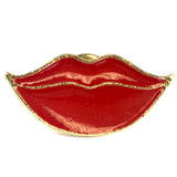 Mond Rode Lippen Emaille Pin