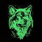 Wolf Glow In The Dark Strijk Applicatie Small