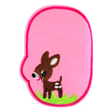 Roze Elleboog Knie Strijk Patch Bambi Hertje