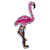 Flamingo Op Een Poot Strijk Applicatie Patch