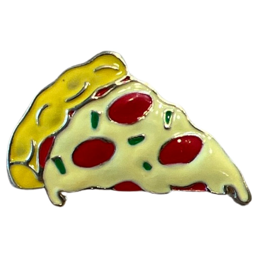 Pizza Punt Emaille Pin