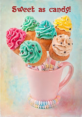 Lolly Snoep Cupcake  Sweet As Candy Strijk Applicatie