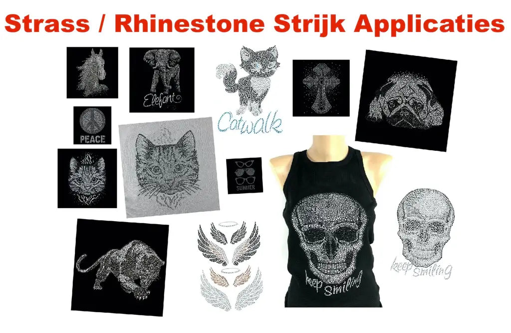 Strass / Rhinestone Strijk applicaties